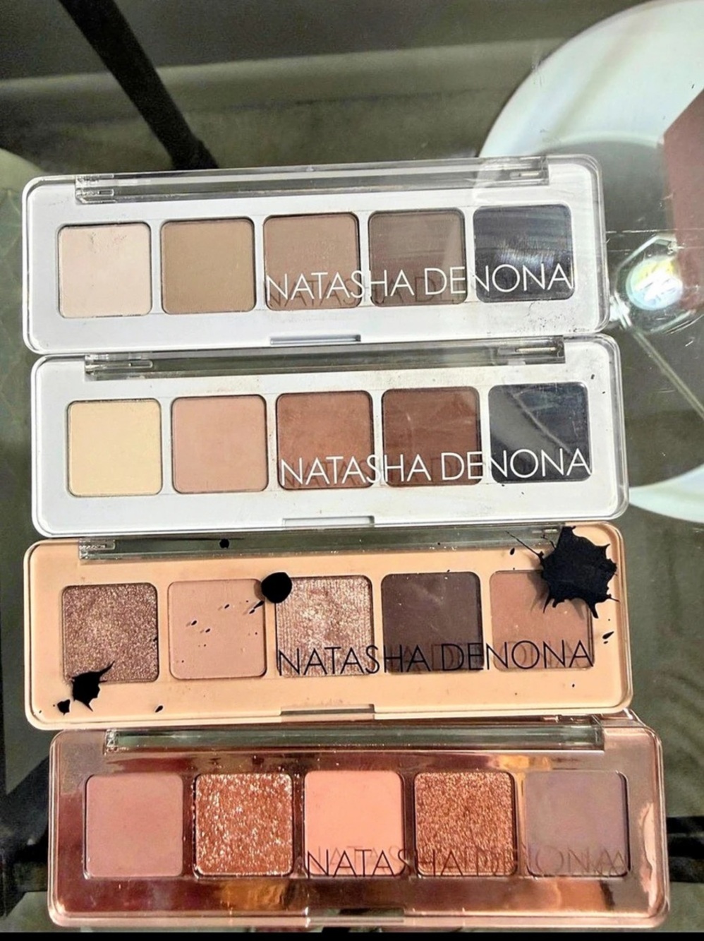 Natasha Denona 4 Mini Eyeshadow Palette Bundle - Used 2-3x - Purchased 2026